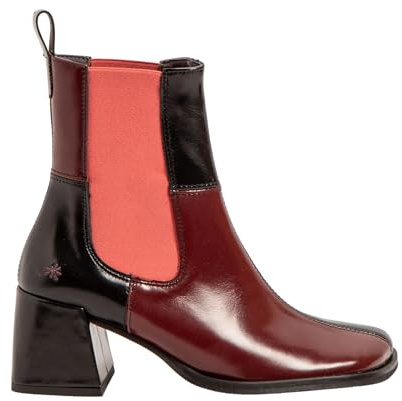 Art Damen 1707 Verona Oxford-Stiefel, Bordeauxrot/Schwarz, 40 EU