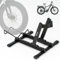 Favoto Cavalletto per E-Bike e Biciclette - Supporto da Pavimento per Bici Elettriche e Tradizionali da 20-29 Pollici Corsa Mountain Capacità Massima 38kg Nero