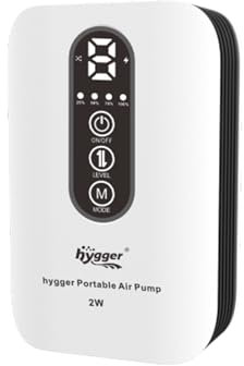 Battery Powered Aquarium air Pump for Fish Tank 5-30 Gallon, Adjustable USB Rechargeable air Pump Aquarium, Portable Aerator for Fish for Outdoor Fishing, Power Outages, Emergency, Bait Buckets