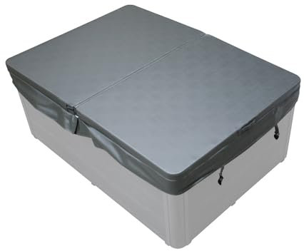 Home Deluxe Outdoor Whirlpool Thermoabdeckung Sunset - 157 x 18 x 111 cm | hochisolierende Thermoabdeckung