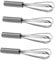 KONTONTY 4pcs Miniature Eggbeater Models for Dollhouse Decor Realistic Simulation Baking Props Mini Scene Accessories for Creative Play and Collections