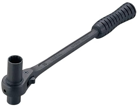 HOZAN Kurbelarmschlüssel Ratsche 14/15mm | Fahrrad-Handwerkzeuge