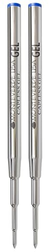 Monteverde M432BU Gel Mine Montblanc Geeignet für Rechts-/Linkshänder blau