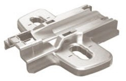 HETTICH FRANCE SAS Kreuzmontageplatte zum Anschrauben, Distanzen in 0,0 mm für Sensys und Intermat Topfbänder