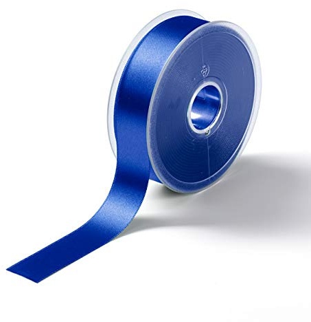 Prym Satin Ribbon 25mm Royal Blue, 100% Polyester, 25 mm
