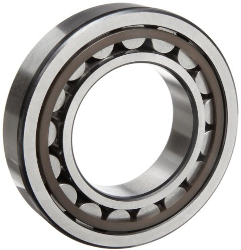 SKF NJ 308 ECP Cylindrical Roller Bearing, Removable Inner Ring, Flanged, High Capacity, Polyamide/Nylon Cage, Metric, 40mm Bore, 90mm OD, 23mm Width, 8000rpm Maximum Rotational Speed, 17500lbf Static Load Capacity, 18200lbf Dynamic Load Capacity