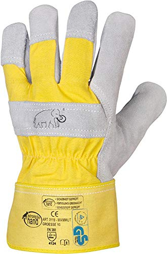 Rindspaltleder-Handschuh MAMMUT Gr. 11 (12 Paar)