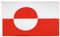 AZ FLAG - Bandera Groenlandia - 90x60 cm - Bandera Groenlandesa 100% Poliéster Con Ojales de Metal integrados - 50g - Colores Vivos Y Resistente A La Decoloración