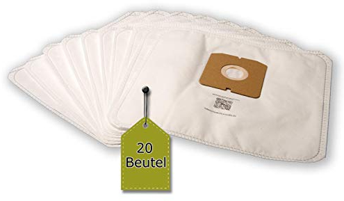 20 Staubsaugerbeutel kompatibel mit FAKIR Prestige 1805, 20 Staubbeutel + 2 Mikro-Filter ähnlich Original Staubsaugerbeutel FAKIR Prestige… Serie, 2019 804