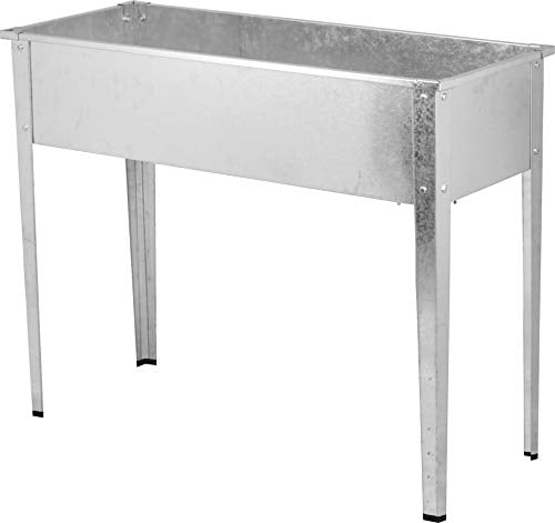 Güde 94773 Hochbeet GHB 80 V (Korpus aus verzinktem Stahl, Ablauföffnung für überschüssiges Wasser, 77 l Füllvolumen)