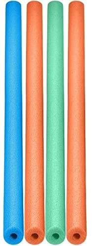 Lot of 4 Pool Noodles Floating Swimming Fun 48 Multipurpose Foam Craft Cylinder