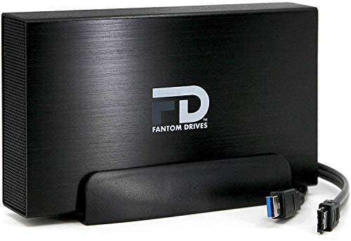 Fantom Drives FD DVR4KEUB Disque Dur Externe avec câble USB et eSATA Compatible DirecTv, Arris et Plus Encore Noir 4 to