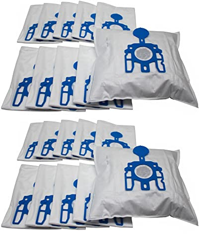 20 sacchetti per aspirapolvere ad alte prestazioni, compatibili con Miele F/J/M HyClean Original FJM