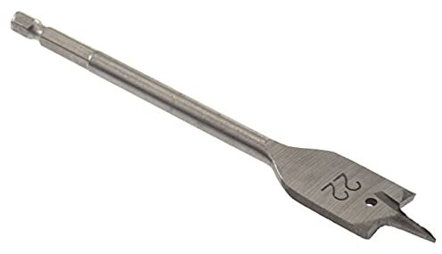 Amtech F1414 22mm x 152mm quick change flat wood bit