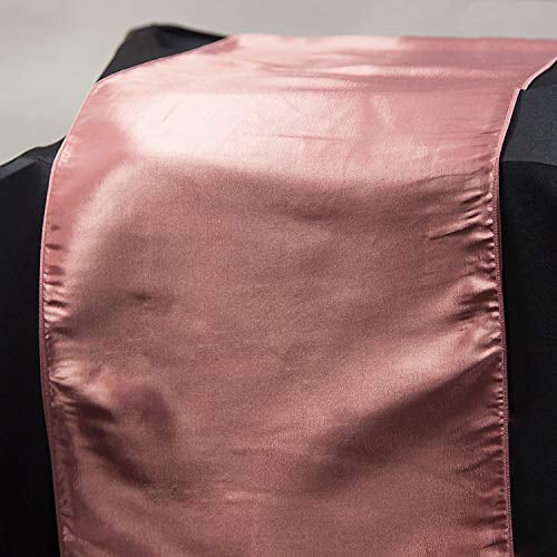 Taft-Tischläufer – Taftgeschirr – Hochzeitsdekoration Veranstaltungen – 48 Farben Dusty Rose