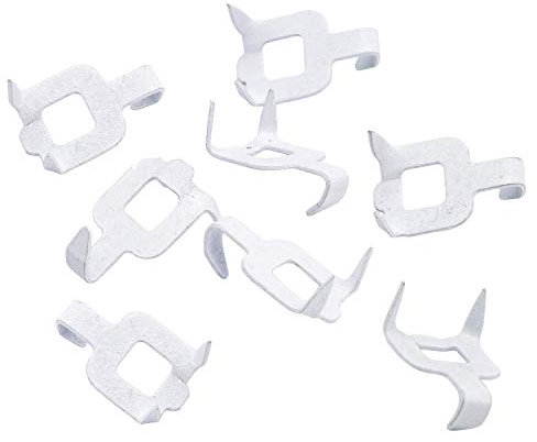 WOLFPACK LINEA PROFESIONAL - Cuelga Cuadros Metalico Gancho Blister 8 Piezas
