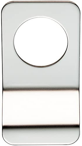 Rim Profile Cylinder Latch Pull - External Door Handle - Bright Stainless Steel | External Door Cylinder Night Latch Pull Handle - Flat Keyhole Rim Lock Outdoor Handle