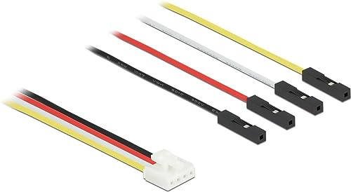 Delock Conversion IOT Grove Kabel 4 Pin Stecker zu 4 x Jumper Buchse 20 cm