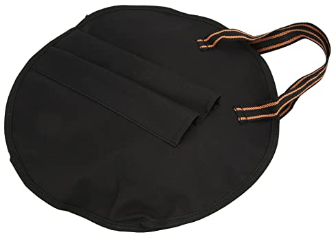 10-Zoll-Dumb-Drum-Tasche, Rostfreier Oxford-Stoff, Dumb-Drum-Übungs-Pad-Tasche mit Schwarz-gelbem Streifen Zur Aufbewahrung von Dumb-Drums