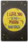 I Love You to the Moon and Back Quote Sign Vintage Metal Tin Sign Decorative Tin Sign Wall Decor for Home Bedroom Living Room Cafe Bar