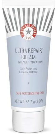 First Aid Beauty Ultra Repair Cream Feuchtigkeitscreme, Body Lotion für intensive Feuchtigkeit, für trockene und empfindliche Haut und alle Hauttypen, 56.7g