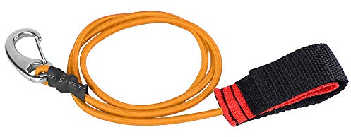 TOPINCN Paddelleine für Boote, verstellbare Paddel-Sicherheitsleine, leichte Mehrzweck-elastische Starke Last für Boot für Kajak(Orange)