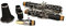 WUQIMUSC Professionelle Klarinette Ebonit Holz Nickel Plated Keys with Barrels Reed accessories Nice sound Durable case (ckey-clarinet)