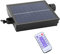 lyrlody Automático resistente al agua, 4,5 V 1,2 W, polisilicio, accesorios de cadena de luces exteriores, caja de control de lámpara solar para fiestas en el jardín, balcón, decoración navideña