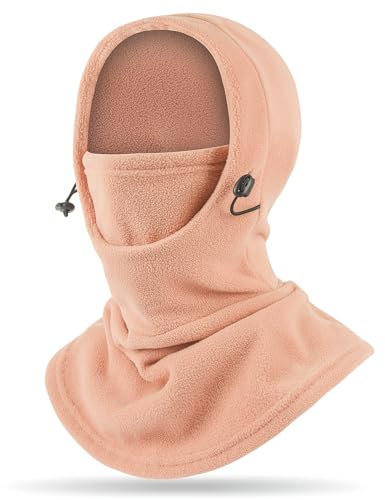 TAGVO Winter Warm Balaclava Ski Mask, Breathable Balaclava Windproof Face Mask Neck Warmer Motorcycle Face Cover Hat, Seamless Helmet Hat mask for Winter Outdoor Sports - Adjustable Size Universal
