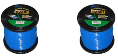 Greenstar 3843 Bobine fil nylon carré 2 mm x 130 m (Lot de 2)