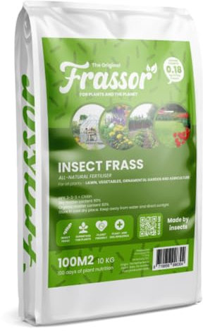 Frassor Insektenkot - 10 Kg - Für 100 M - Natürlicher Bodenaktivator Und Dünger - Reich An Nährstoffen