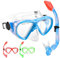 WOVOKA Schnorchelset Kinder - Taucherbrille Kinder mit Schnorchel Anti Leck Anti Fog HD Tauchmasken Dry Schnorchel für 4-13 Jahren Jungen Mädchen