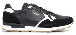 Pepe Jeans Brit Supra Leder Turnschuhe weiß