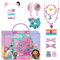 Gabby's Dollhouse Beauty-Set – enthält 1 Haargummi aus Stoff, 10 Haargummis, 2 Pinzetten, 3 Haarnadeln, 2 Bürsten, 1 Haarband, 1 Halskette, 1 Armband und 1 Ring – Originalprodukt, entworfen in Spanien