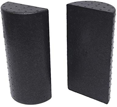 MOLERRI 1 Paar 30 Cm Halbrunde Schaumstoffrolle für Yoga Sport FitnessgeräTe Balance Polster Yoga BlöCke