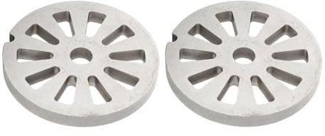 2 pièces lames de disques de plaque de hachoir à viande en acier inoxydable, hachoir à viande Kitchen Aid, accessoire de hachoir à viande Kitchenaid pour hachoir à viande à