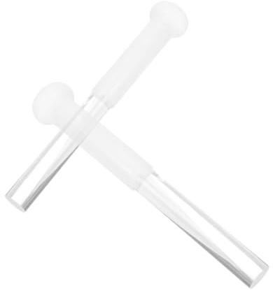 VICASKY 2pcs Sound Bowl Striker Crystal Wand Mallet Singing Bowl Mallet for Meditation