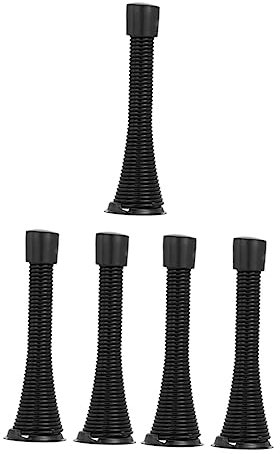 HOUDERCO Federtürstopper Aus Federstahl Und Kunststoff Türfanghalter Zur Wandmontage Türstopper Mit Kunststoffspitze Schützt Türen Und Wände Vor Schäden