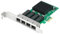 Vocdikficy Scheda di Rete A 4 Porte PCI Express X1 A RJ45 Chip RTL8111H Scheda LAN Gigabit Ethernet 10/100/1000Mbps per PC Desktop Durevole
