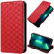 BELLA BEAR Doro 8100/Doro 8200 Phone Case, Magnetic Flip Leather Wallet Case, Kickstand Case, Shockproof Protective Case for Doro 8100/Doro 8200-Red