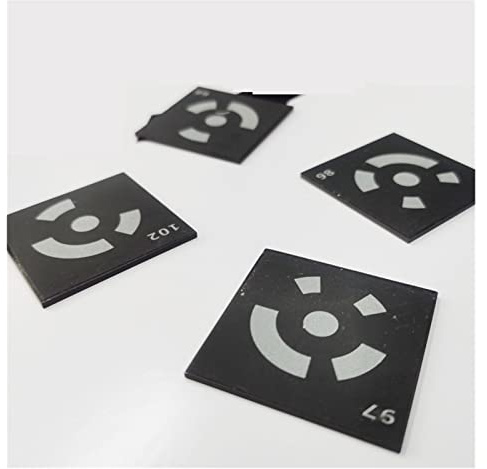 3D-Scan-Marker Handheld 3D -Scanner 3D Magnetmarke Punkt Aufkleber Punkt Reflexionspunkt Punkt Punktzielpunkt -Punktpositionierungspunkt für 3D-Scanner(Magnetic 6mm code point)