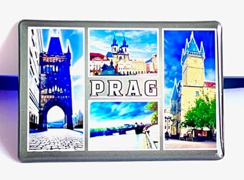 Prag Kühlschrankmagnet- Prague Souvenir - Praha Fridge Magnet - Reiseandenken- Tschechien Souvenir 0110252