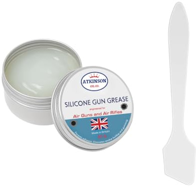 Atkinson Oil Co. Silicone Gun Grease 30g | Specialist Lubricating Grease, Gun, Airgun & Shooting Equipment Maintenance, Smooth Moving Parts, Seals, Pivots & Mechanisms