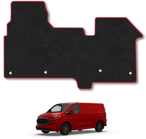 Compatible with Car Mats for Ford Transit Custom (2023+) [Manual, 3 Front Seats] Carpet