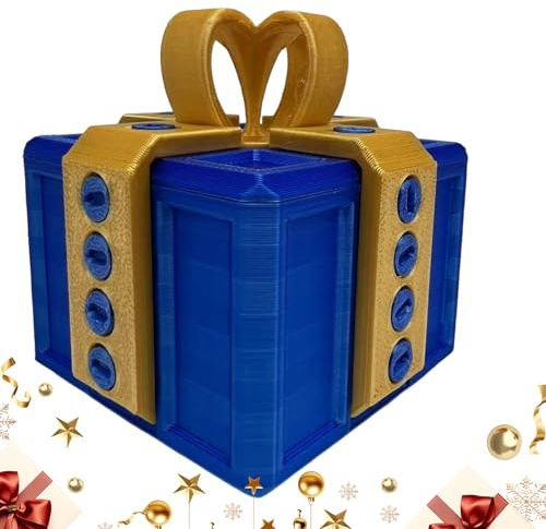 Ärgerliche Geschenkbox,Das Nervige Geschenk,3D Gedruckte Streich Nerviges Geschenkbox für Erwachsene,Ineinander Verschachtelte Geschenkboxen für Bargeld und Überraschungen zum Geburtstag, Weihnachten