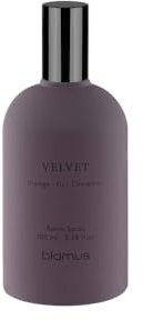 blomus Raumspray -TUOKSU- | Farbe Midnight Plum | Duft Velvet | 100 ml | Aus Glas und Kunststoff; Zur schnellen Raumbeduftung; Maße 5,4 x 5,4 x 12,3 cm