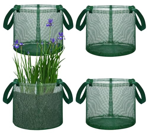 Wiederverwendbarer Teichkorb, Tasche für Wassersport, faltbar mit Bodenfunktion, Wassertopf aus robustem Stoff, Pflanzdekoration im modernen Stil, Hilfe für den Lebensraum