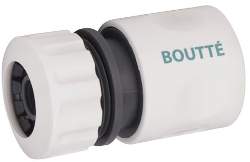 Raccord Automatique Plastique pour Tuyau Ø15, Beige| Boutté