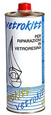 Vetrokitt 8000 Kit per Riparazioni in Vetroresina, 0.800 g