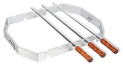MOESTA-BBQ 10249 - Churrasco BBQ Set pour Smokin' PizzaRing - Embouts de brochette pour Barbecue sphérique - Diamètre 57 cm